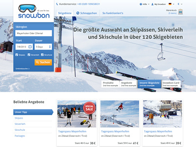 Snowbon 2013 design ui ux web design web site