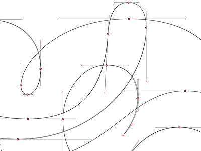 Curves (updated) bezier hairline lettering robofont script spencerian swash