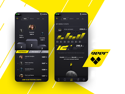 GeeR Mobile App dashboard app dashboard ui design graphic designer interface mobile app design mobile ui ui ux web
