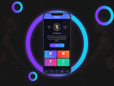 Sport App app design mobile sport ui ux