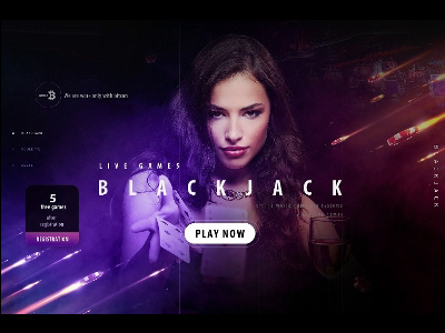 BlackJack appdesign casino design games ui ux web webdesign