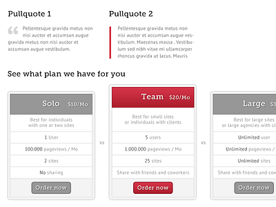 Screen Shot 2012 11 05 At 11.45.04 clean pricing table pricingtable simple