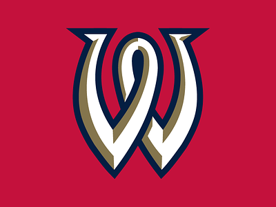Nationals 'W' concept baseball dc logo nationals washington