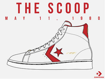 The Scoop concept converse design logo nba nike shoe