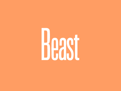 Beast typography