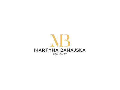 MB Martyna Banajska beauty brand branding clear logo logotype