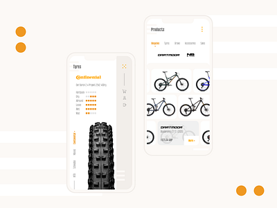 Bicycles Shop - eCommerce mobile