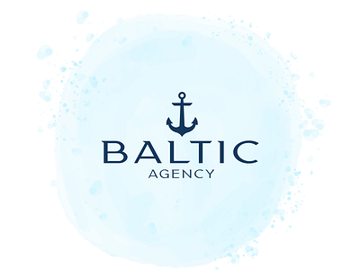 Baltic Agency beauty branding clear logo logotype