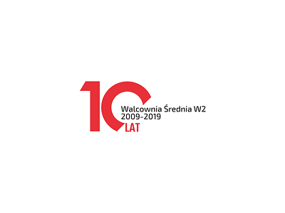 10 Lat Walcowni Huta Ostrowiec branding clear logo logotype