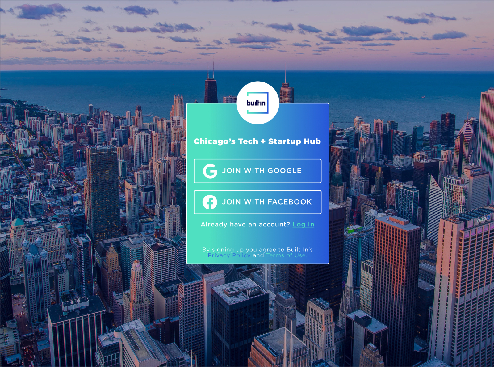 built-in-chicago-web-sign-up-by-bjoern-jensen-ph-d-on-dribbble