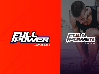 Fullpower adobe ilustrator brand branding energy gym logo logotyp