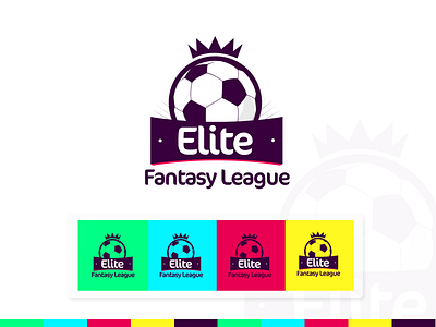 Elite Fantasy League app branding design flat graphic design icon identity illustration illustrator ios logo minimal vector