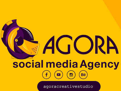 Agora agency logo art branding firstshot ilistratour logo logodesign