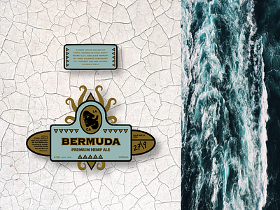 Another look at the Bermuda Beer Bottle Label beer beverage bottle branding can editorial identity packaging