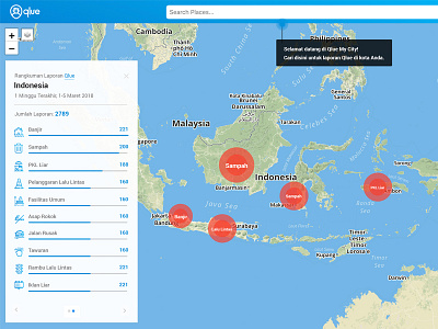 Indonesia Problem Mapping dashboard indonesia information island jakarta map maps places search