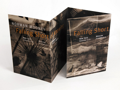 Falling Short of Knowing art art book brochure brochure design brochure layout brochure tri fold catalog catalogue graphic design logo print design typography