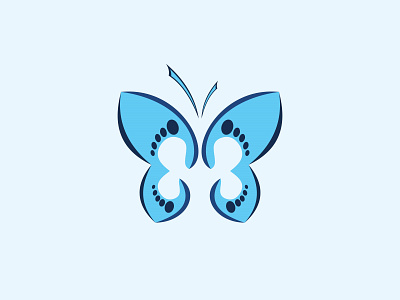 Butterfly logo design