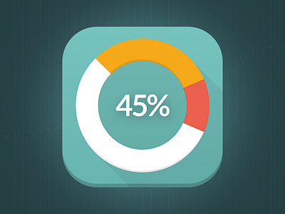 App icon app icon flat icon ios number percent simple