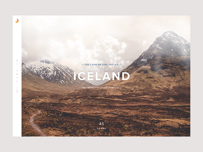 Country Card card clean country fog iceland mountains simple travel