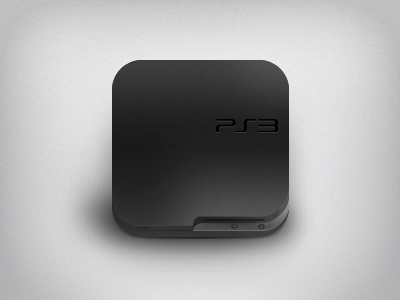 iOS icon for Playstation 3 app apple console gaming icon ios ipad iphone playstation ps3 sony
