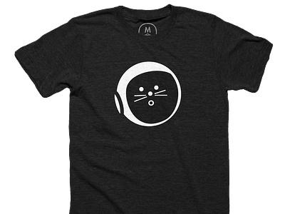 Astro Cat T-Shirt animallogos animals astronaut cat catlogos cats cleanlogos cottonbureau emblems favicons galaxy icons logos minimallogos modernlogos simplelogos space symbols tshirts whatsnew