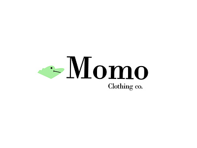 Momo Clothing Co. alligator alligatorlogos alligators animallogos animals cleanlogos companynames emblems icons logos logosandcompanynames marks mascotlogos mascots minimallogos modernlogos simplelogos symbols whatsnew