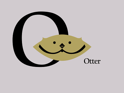 Letters of the Alphabet - O alphabet animal animallogos animals appicons applogos cleanlogos emblems icons logos marks mascots minimallogos modernlogos otter otterlogos otters simplelogos symbols whatsnew