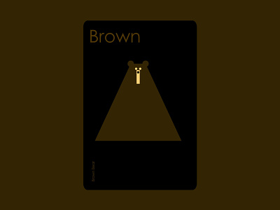 Color Flashcards (Logo Showcase) - Brown animal animallogos animals bearlogos bears brown brownbear cleanlogos emblems logos minimallogos modernlogos simplelogos whatsnew