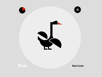Birds ( 7 of 9 ) - Black Swan animal animallogos animals bird birdlogos birds black blackswan cleanlogos emblems logos minimallogos modernlogos simplelogos whatsnew