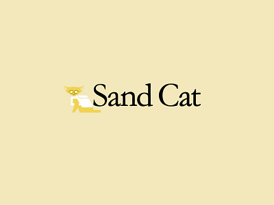 Sand Cat animal animallogos animals cat catlogos cats cleanlogos emblems favicons icons logoandcompanynames logos mascotlogos mascots minimallogos modernlogos sandcat simplelogos symbols whatsnew