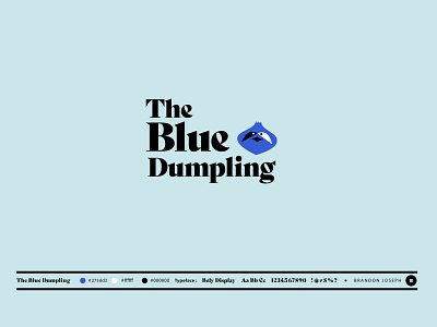 Logo Style Guides - The Blue Dumpling