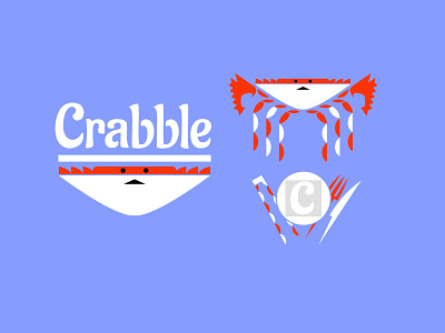 Crabble Restaurant - Logo Variations