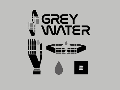 Grey Water Sports Drink - Logo Variations