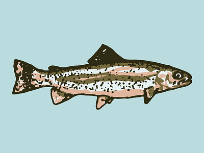 Fish fish illustration pa trout
