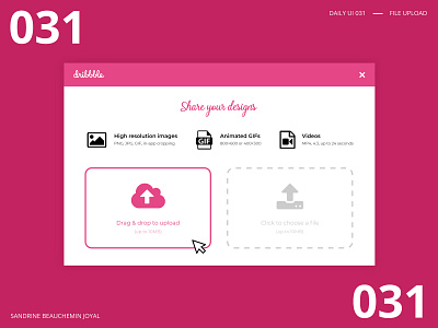 Daily UI 031 - File Upload