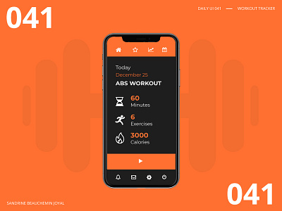 Daily UI 041 - Workout tracker