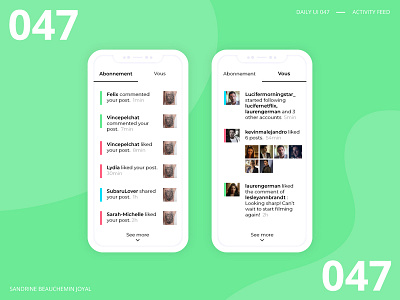 Daily UI 047 - Activity Feed