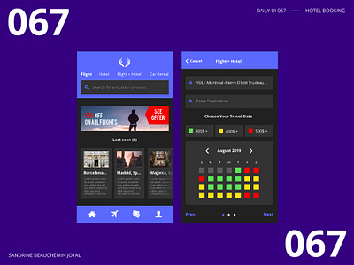 Daily UI 067 - Hotel Booking daily ui daily ui 067 dailyui design hotel booking hotel booking app ui vector