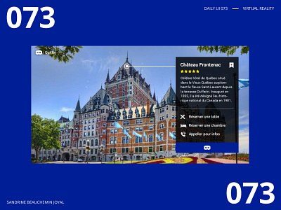 Daily UI 073 - Virtual Reality app daily ui daily ui 073 daily ui 100 daily ui challenge dailyui design ui ux virtualreality