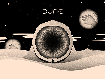 Vectober 13 - Dune
