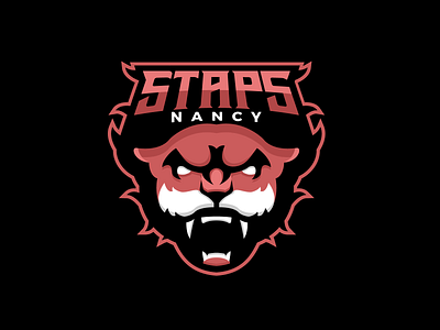 STAPS Nancy Logo design 2d branding color colors cougar design esport graphic design illustration illustrator logo sports sports logo