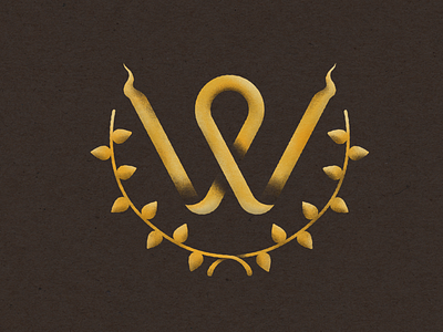 Wade Insignia cancer cincinnati dribbble freelance insignia logo mustard student texture w wade yellow