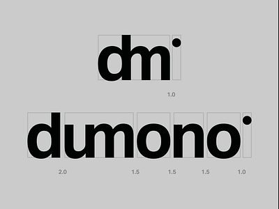 dumono black brand branding d logo dm graphic logo logo type sans serif studio word wordmark