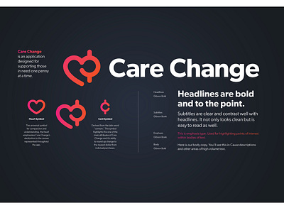 Care Change Logo & Type