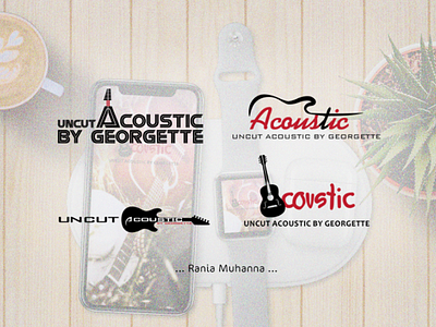 logo Uncut Acoustic by Georgette illustrator