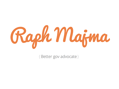 Raph Majma logo open government