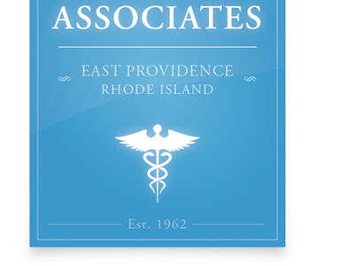 Associates banner blue logo medicine pediatrician