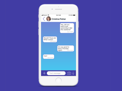 Daily UI Challenge Direct Messaging