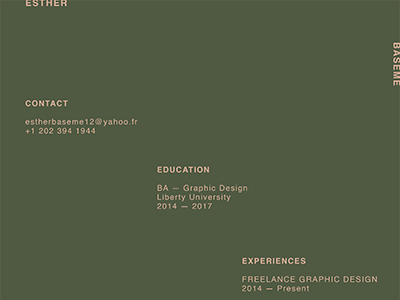 Resume — design editorial layout resume graphic design