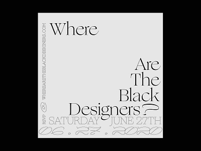 WATBD graphic design nostra ogg poster posters typography wherearetheblackdesigners